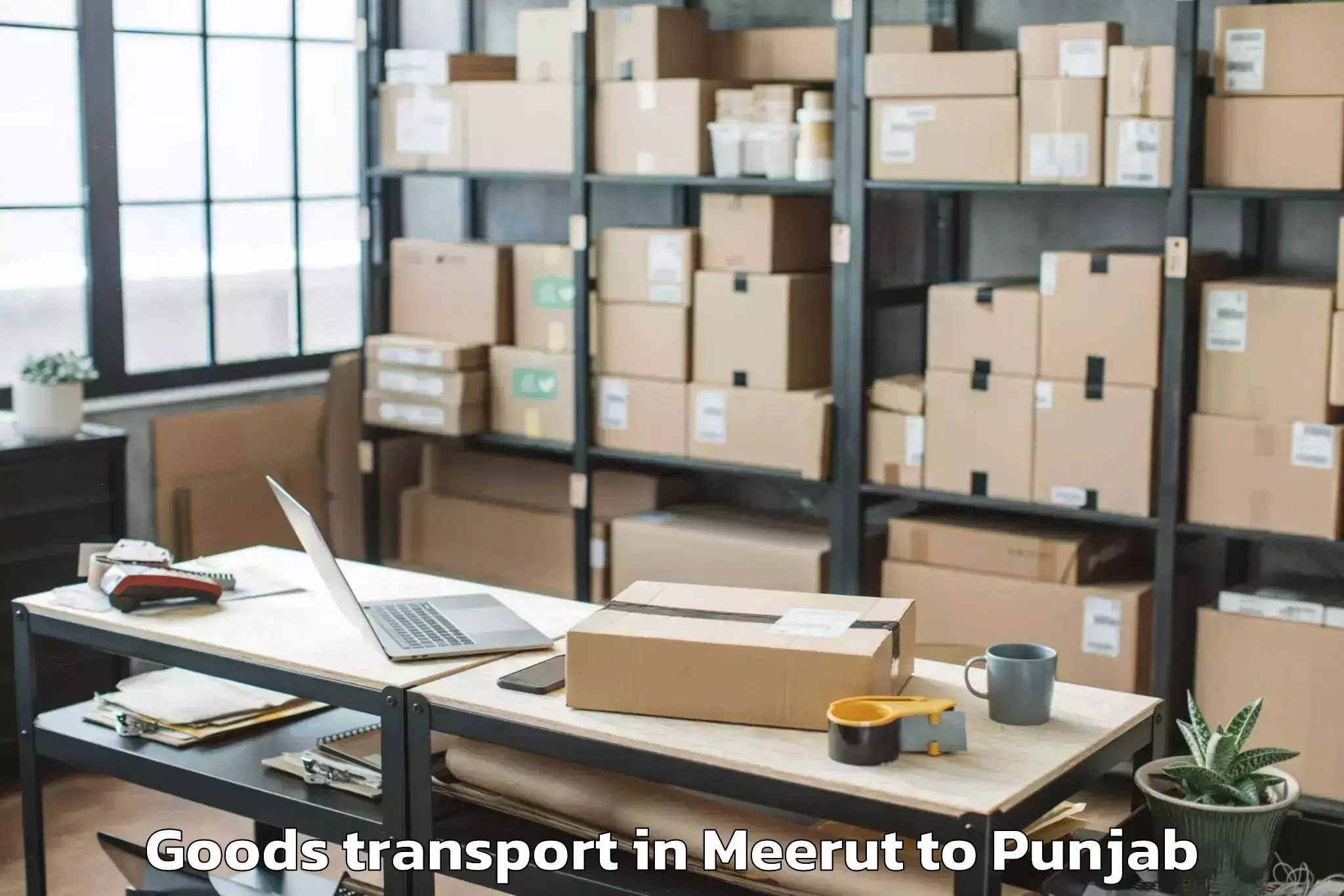 Book Meerut to Rajpura Goods Transport Online